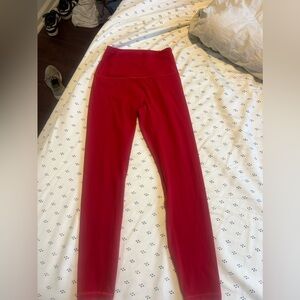 Lululemon Align Leggings Dark Red Size 4